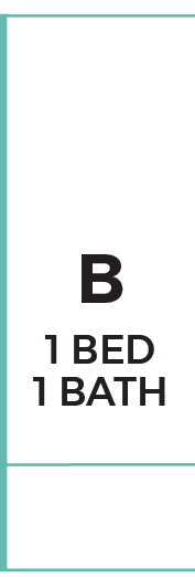 Premiere 3F unit B 1 bed 1 bath