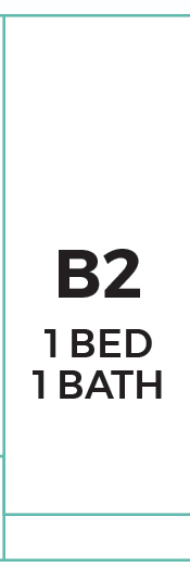 Premiere 3F unit B2 1 bed 1 bath