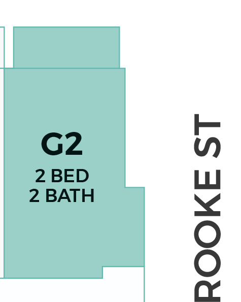 Premiere 4F unit G2 2 bed 2 bath