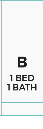 Premiere 4F unit B 1 bed 1 bath