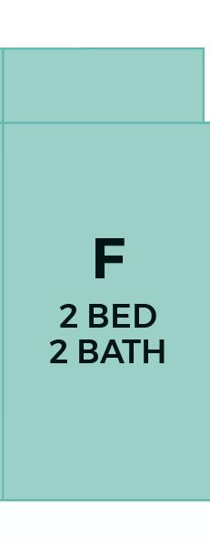 Premiere 4F unit F 2 bed 2 bath