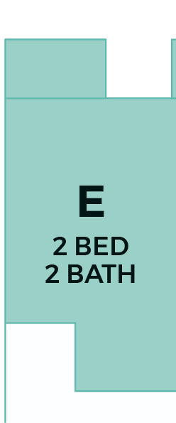 Premiere 5F unit E 2 bed 2 bath