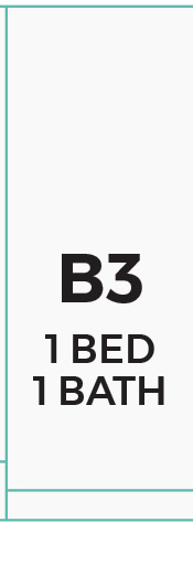 Premiere 6F unit B3 1 bed 1 bath